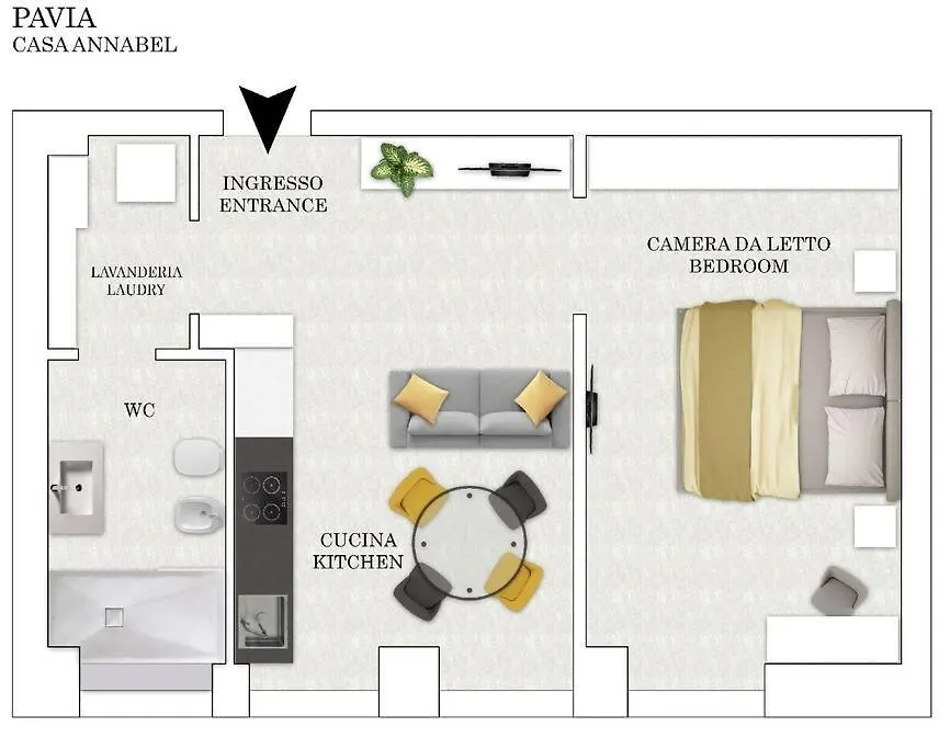 Casa Annabel Apartment Pavia Italy